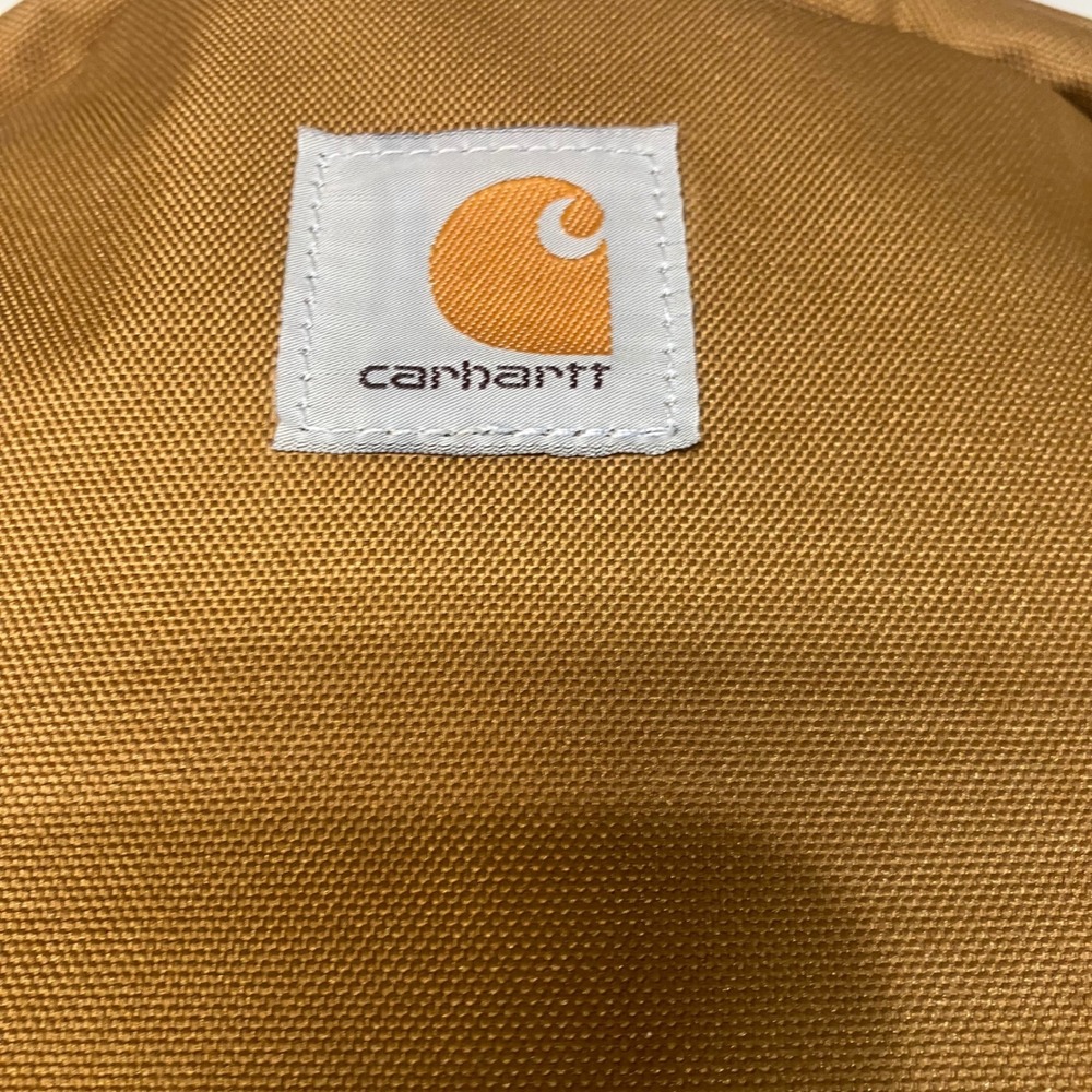 Carhartt Brown Canvas Backpack Stalwart Mechanical Embroidered Work Bag Utility - Picture 5 of 12